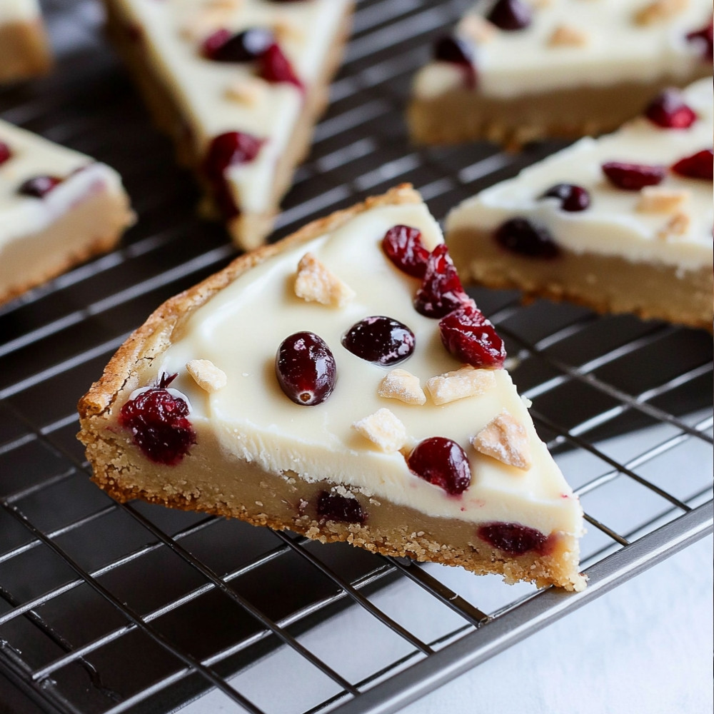 White Chocolate Cranberry Blondies