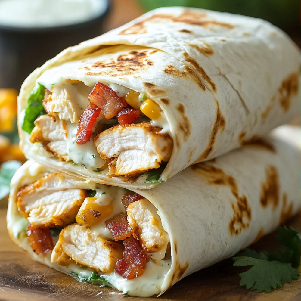 Chicken Ranch Wraps