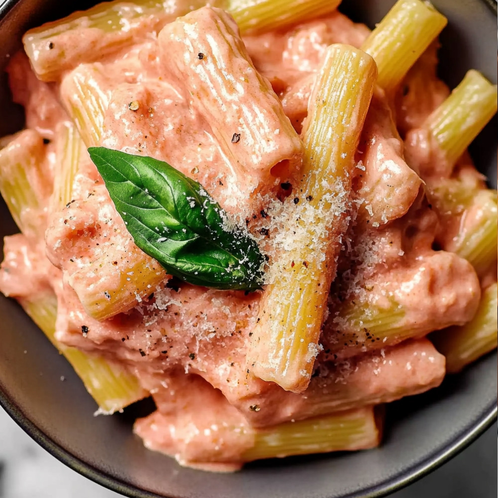 Easy Pink Sauce Pasta