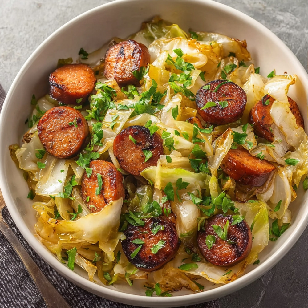 Cabbage and Sausage Skillet