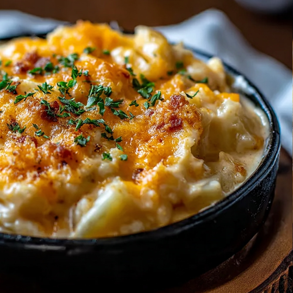 Cheesy Crockpot Potatoes