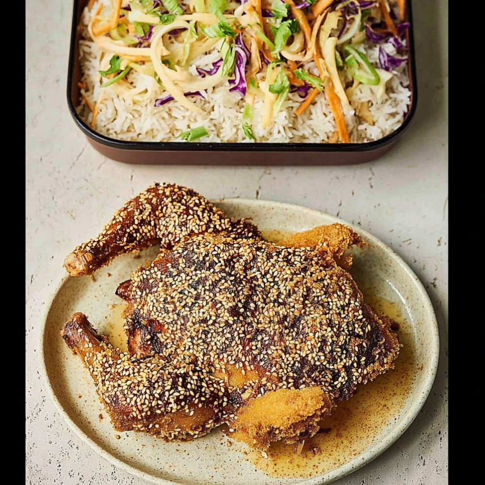 Sesame Roast Chicken