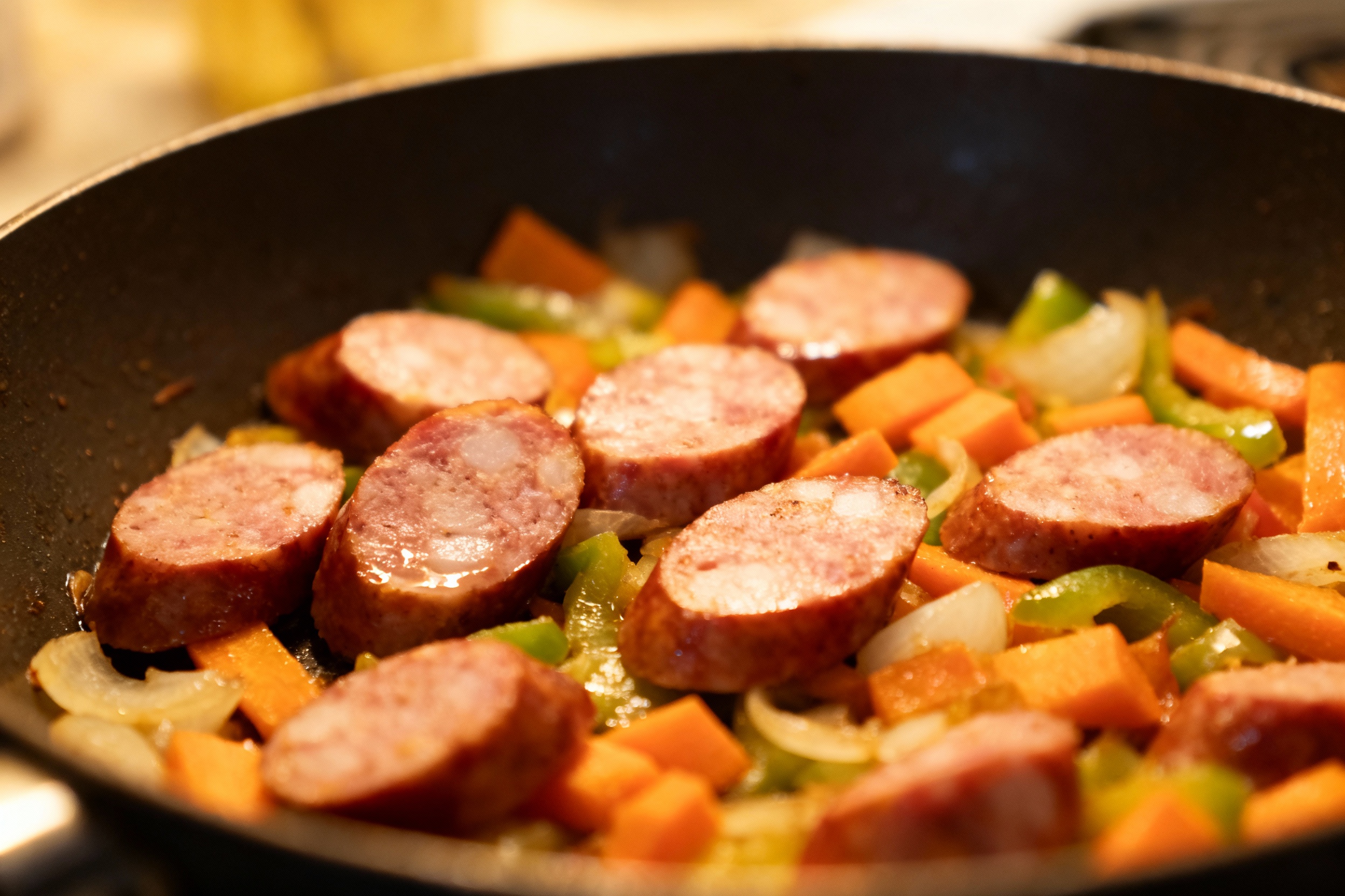 One Pan Sausage and Vegetables